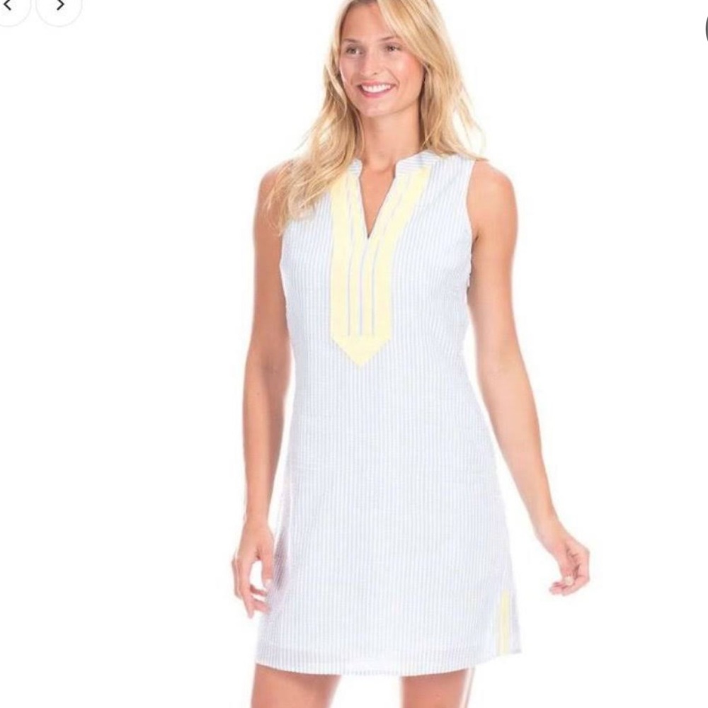 Duffield Lane seersucker dress
